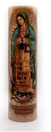 LED CANDLE-OUR LADY OF GUADALUPE