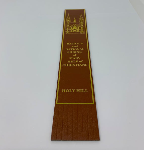 HOLY HILL LEATHER BOOKMARK