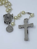HOLY HILL PEARL BEAD ROSARY - BASILICA CENTERPIECE & ST. THERESE CHARM