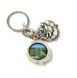 HOLY HILL ROSE KEYCHAIN