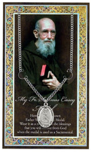 FATHER SOLANUS CASEY MEDAL & CHAIN