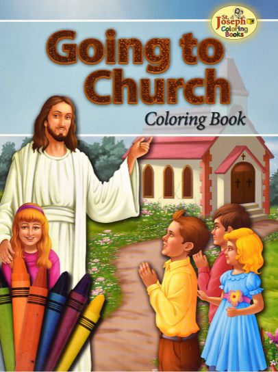 GOING TO CHURCH COLORING BOOK