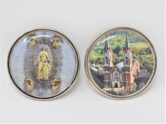 HOLY HILL TWO-SIDED PHOTO POCKET TOKEN