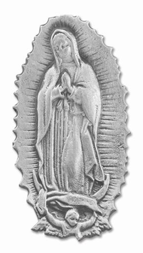 OUR LADY OF GUADALUPE VISOR CLIP
