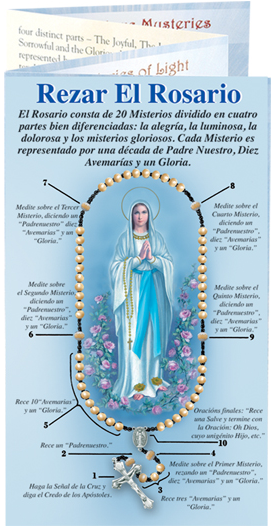 SPANISH 'HOW TO PRAY THE ROSARY' PAMPHLET