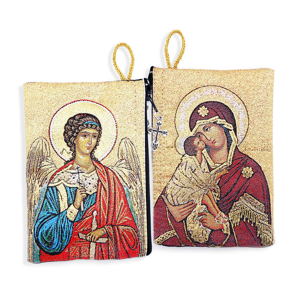 GUARDIAN ANGEL / VIRGIN MARY OF DON ROSARY POUCH