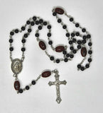 FOOTBALL ROSARY WITH ST. CHRISTOPHER
