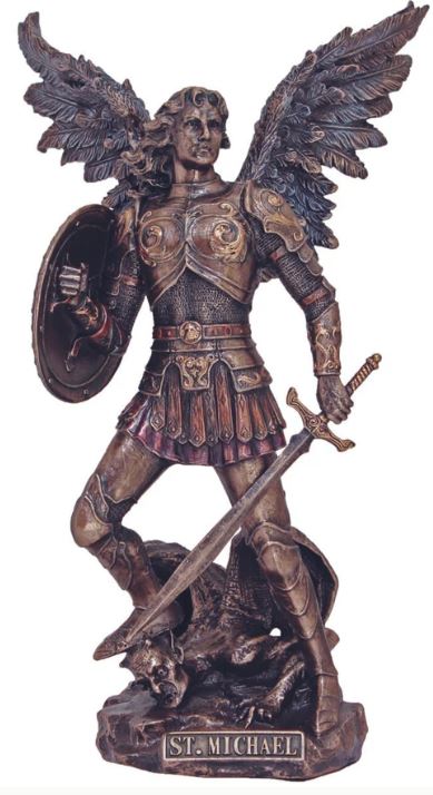 SAINT MICHAEL THE ARCHANGEL (BRONZE) 12.75