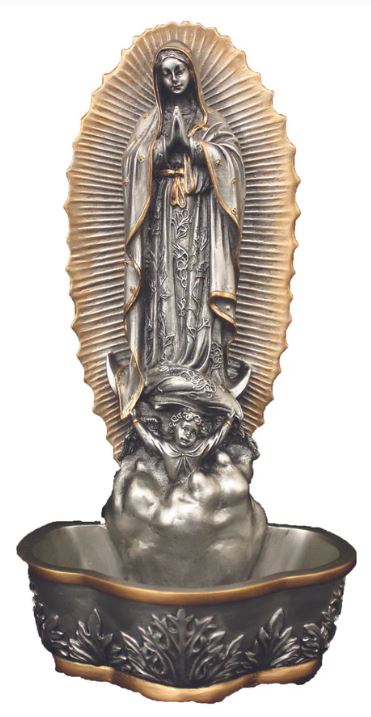 OUR LADY OF GUADALUPE HOLY WATER FONT