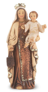 OUR LADY OF MOUNT CARMEL 4" STATUE