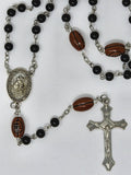 FOOTBALL ROSARY WITH ST. CHRISTOPHER