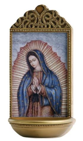 OUR LADY OF GUADALUPE HOLY WATER FONT