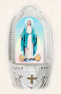 HOLY WATER FONT MIRACULOUS MEDAL