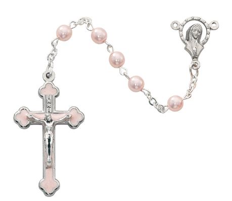 5MM PINK ROSARY