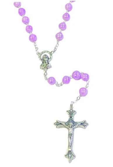 LIGHT PURPLE ROSARY