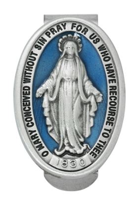 MIRACULOUS MEDAL VISOR CLIP