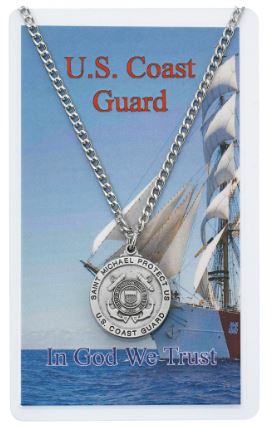 COAST GUARD/SAINT MICHAEL NECKLACE