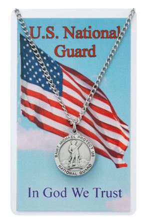 NATIONAL GUARD/SAINT MICHAEL NECKLACE