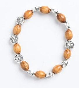 SAINT JOSEPH WOOD BRACELET