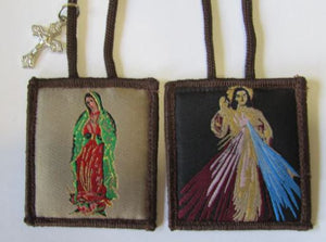 DIVINE MERCY/ OUR LADY OF GUADALUPE SCAPULAR