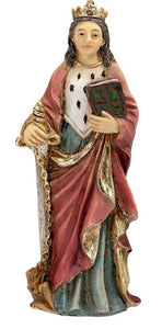 ST DYMPHNA 4" STATUE