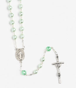 ROSARY OF HOPE GREEN PEARL