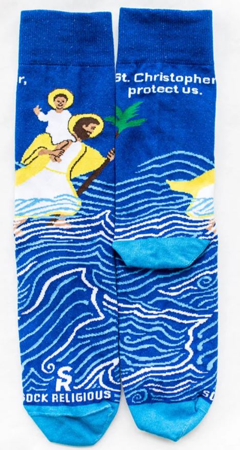 SAINT CHRISTOPHER SOCKS