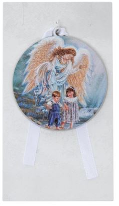 GUARDIAN ANGEL CRIB MEDAL