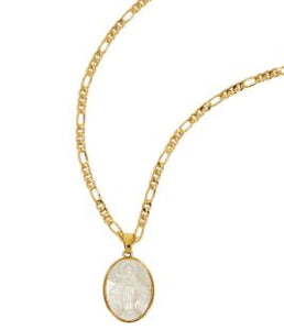 FIGARO MIRACULOUS MEDAL NECKLACE