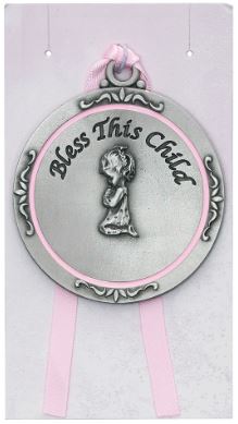 GIRL CRIB MEDAL