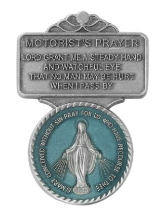 MIRACULOUS MEDAL VISOR CLIP