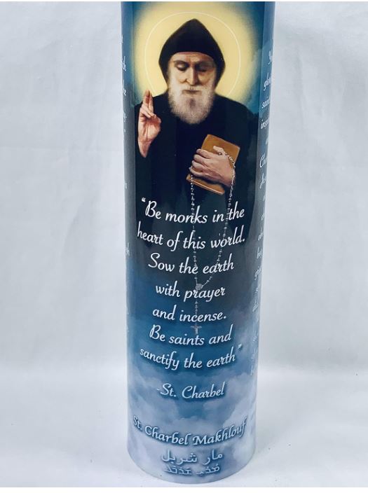 LED CANDLE-SAINT CHARBEL