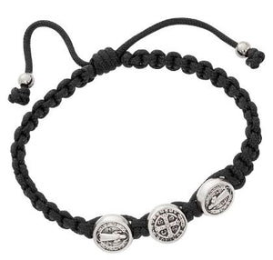 KIDS BLACK SAINT BENEDICT BRACELET