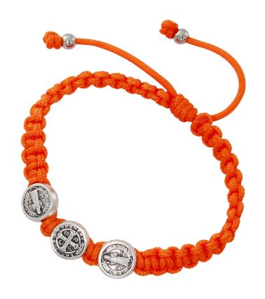 KIDS ORANGE SAINT BENEDICT BRACELET