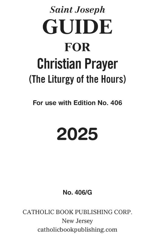 2025 CHRISTIAN PRAYER GUIDE