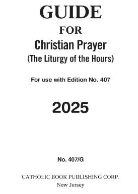 2025 (LARGE PRINT) CHRISTIAN PRAYER GUIDE