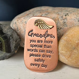 COPPER GRANDPA DRIVE SAFELY VISOR CLIP
