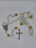 SOFTBALL ROSARY WITH ST. CHRISTOPHER