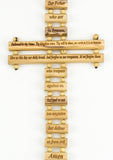 OUR FATHER WOOD CROSS