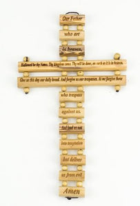 OUR FATHER WOOD CROSS