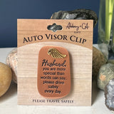 OPPER HUSBAND DRIVE SAFELY VISOR CLIP