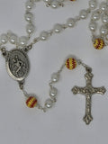 SOFTBALL ROSARY WITH ST. CHRISTOPHER