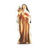 SAINT THERESE HAND PAINTED STATUE 4 INCH