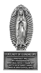 OUR LADY OF GUADALUPE VISOR CLIP