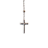 SILVER MIRACULOUS MEDAL ROSARY