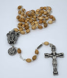 HOLY HILL OLIVEWOOD ROSARY - BASILICA CENTERPIECE & ST. THERESE CHARM