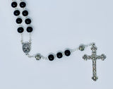 10mm BLACK WOOD ROSARY FROM FATIMA (Spanish)