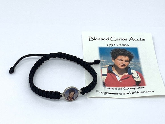 SAINT CARLOS ACUTIS CORD BRACELET