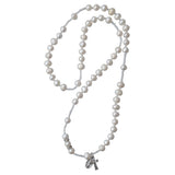 6MM PEARL ROSARY NECKLACE