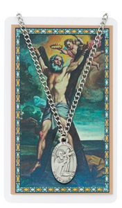 SAINT ANDREW MEDAL & PRAYER CARD